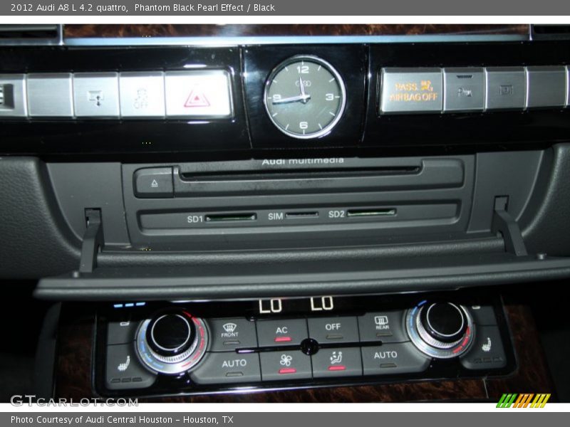 Phantom Black Pearl Effect / Black 2012 Audi A8 L 4.2 quattro