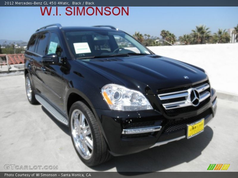Black / Black 2012 Mercedes-Benz GL 450 4Matic