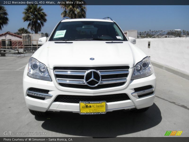 Arctic White / Black 2012 Mercedes-Benz GL 450 4Matic