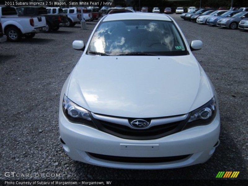 Satin White Pearl / Ivory 2011 Subaru Impreza 2.5i Wagon