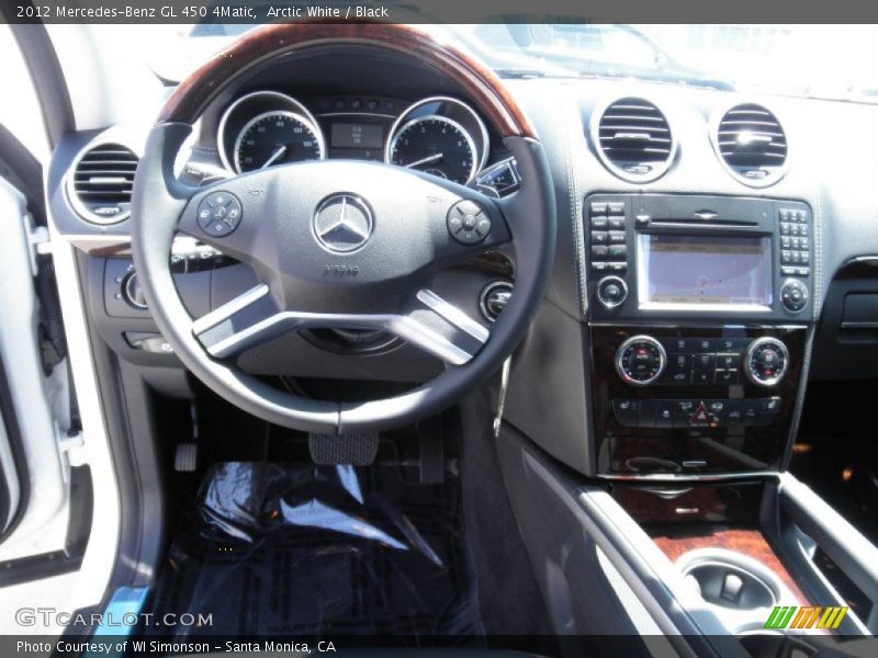 Arctic White / Black 2012 Mercedes-Benz GL 450 4Matic