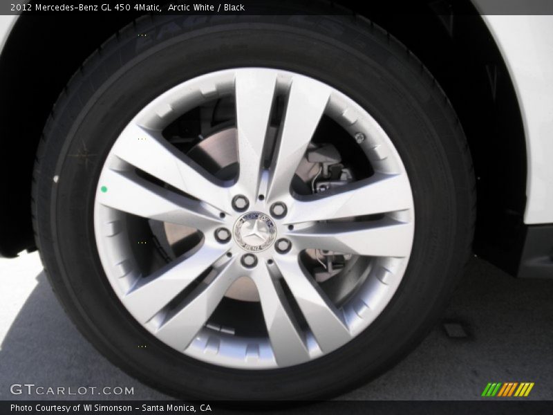 Arctic White / Black 2012 Mercedes-Benz GL 450 4Matic