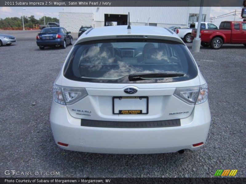 Satin White Pearl / Ivory 2011 Subaru Impreza 2.5i Wagon