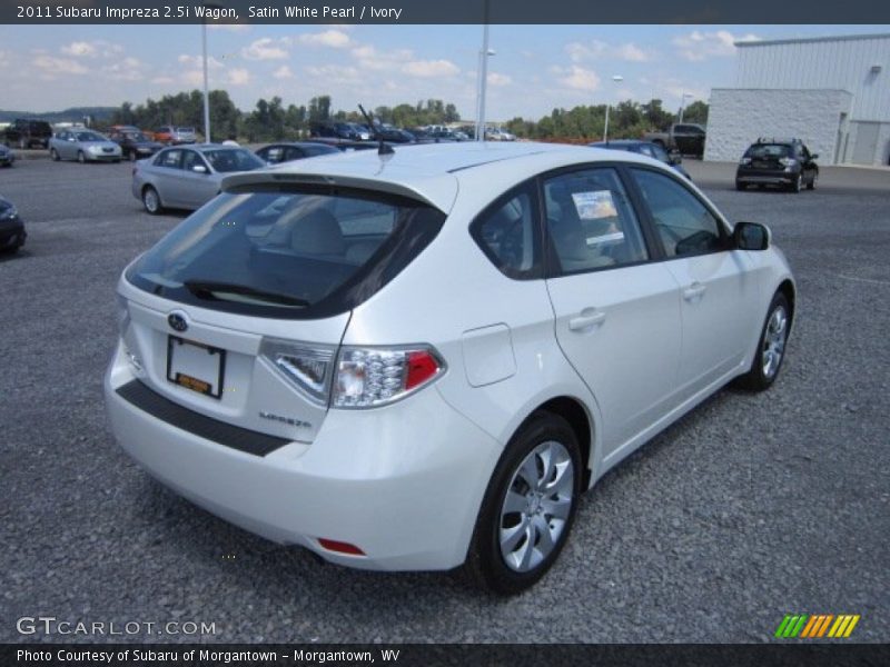 Satin White Pearl / Ivory 2011 Subaru Impreza 2.5i Wagon