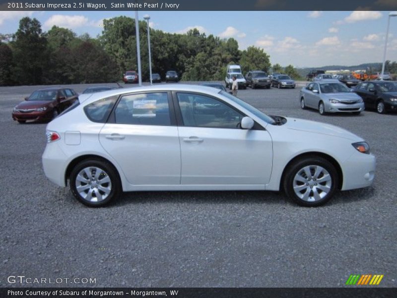 Satin White Pearl / Ivory 2011 Subaru Impreza 2.5i Wagon