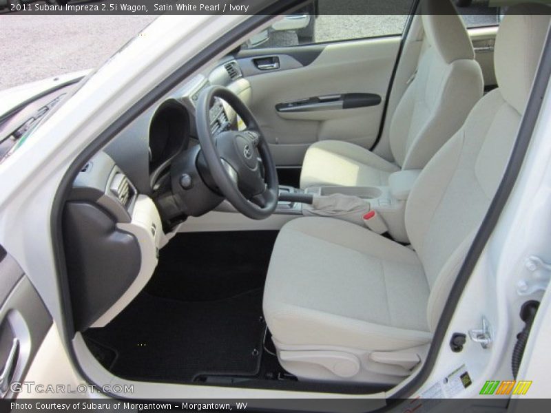 Satin White Pearl / Ivory 2011 Subaru Impreza 2.5i Wagon