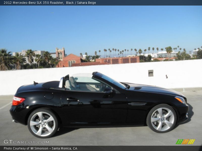 Black / Sahara Beige 2012 Mercedes-Benz SLK 350 Roadster