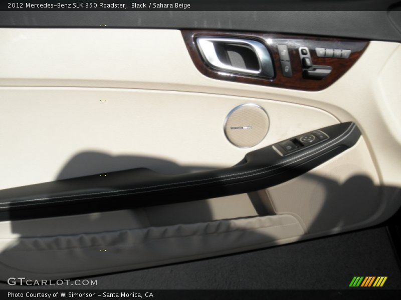 Black / Sahara Beige 2012 Mercedes-Benz SLK 350 Roadster