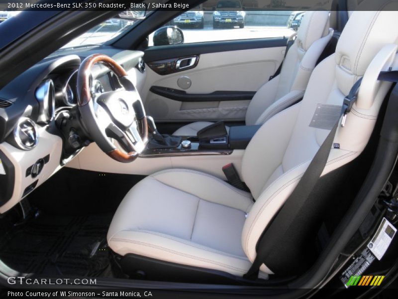 Black / Sahara Beige 2012 Mercedes-Benz SLK 350 Roadster