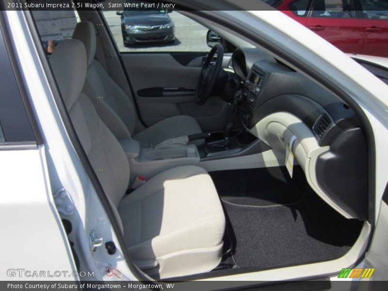Satin White Pearl / Ivory 2011 Subaru Impreza 2.5i Wagon