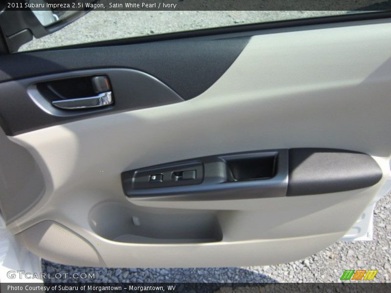 Satin White Pearl / Ivory 2011 Subaru Impreza 2.5i Wagon