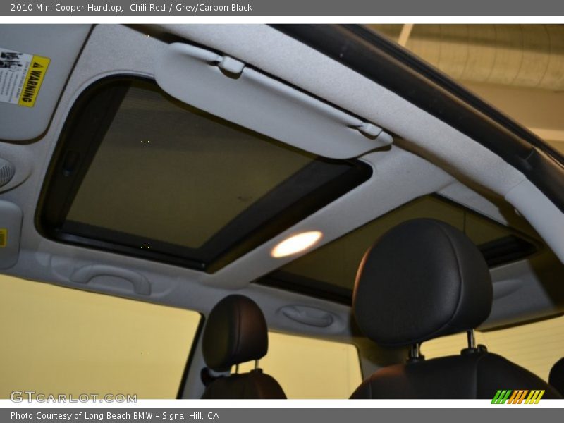 Chili Red / Grey/Carbon Black 2010 Mini Cooper Hardtop