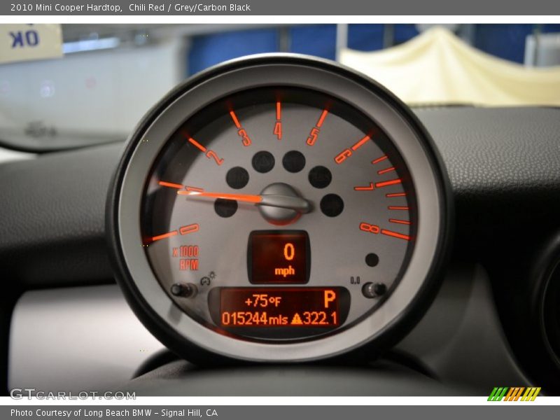 Chili Red / Grey/Carbon Black 2010 Mini Cooper Hardtop