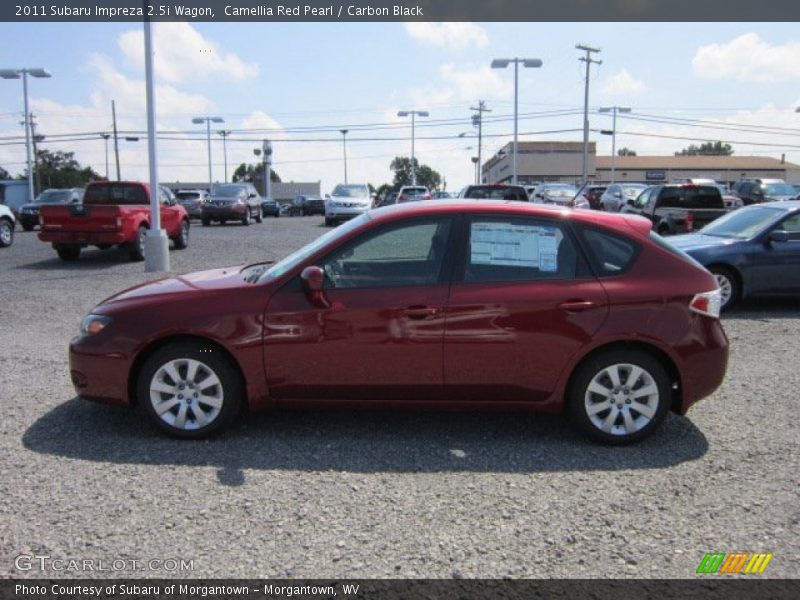 Camellia Red Pearl / Carbon Black 2011 Subaru Impreza 2.5i Wagon