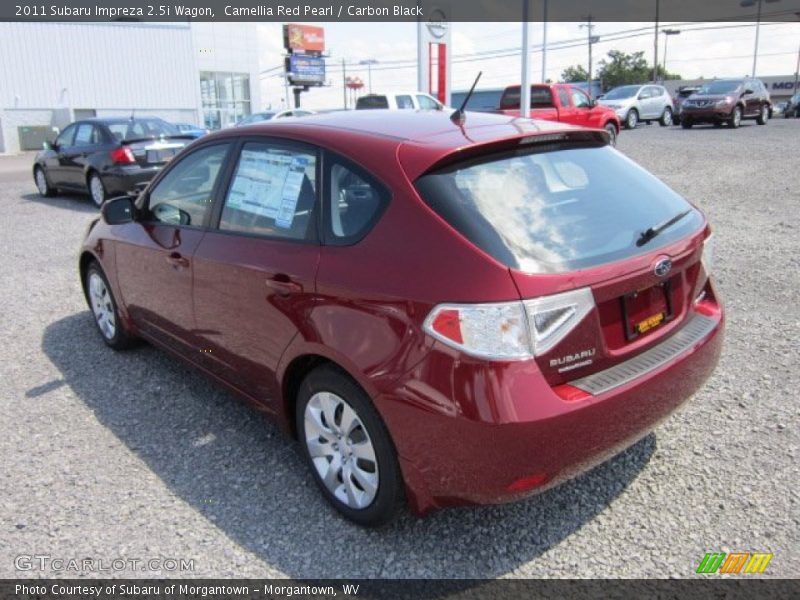 Camellia Red Pearl / Carbon Black 2011 Subaru Impreza 2.5i Wagon