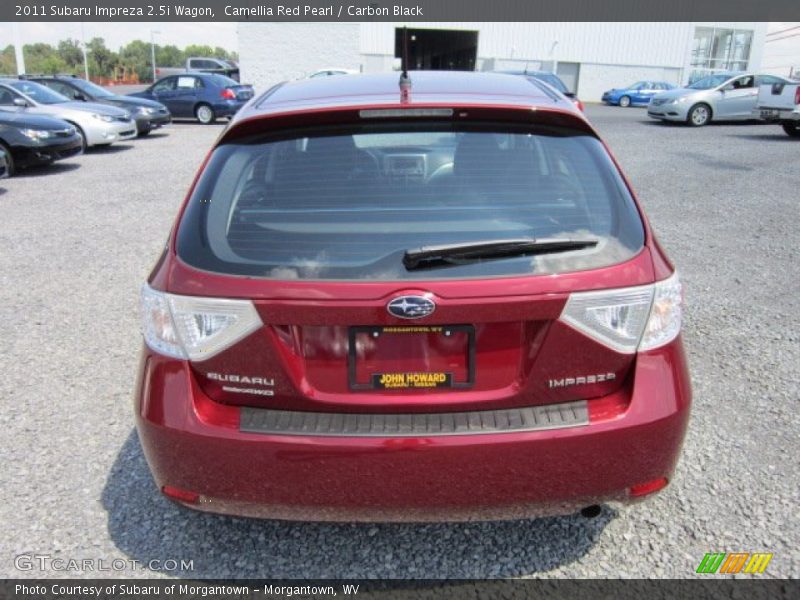 Camellia Red Pearl / Carbon Black 2011 Subaru Impreza 2.5i Wagon