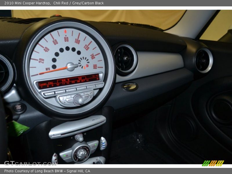 Chili Red / Grey/Carbon Black 2010 Mini Cooper Hardtop