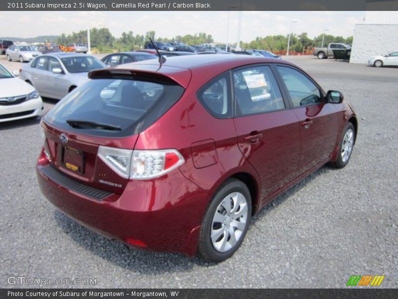 Camellia Red Pearl / Carbon Black 2011 Subaru Impreza 2.5i Wagon