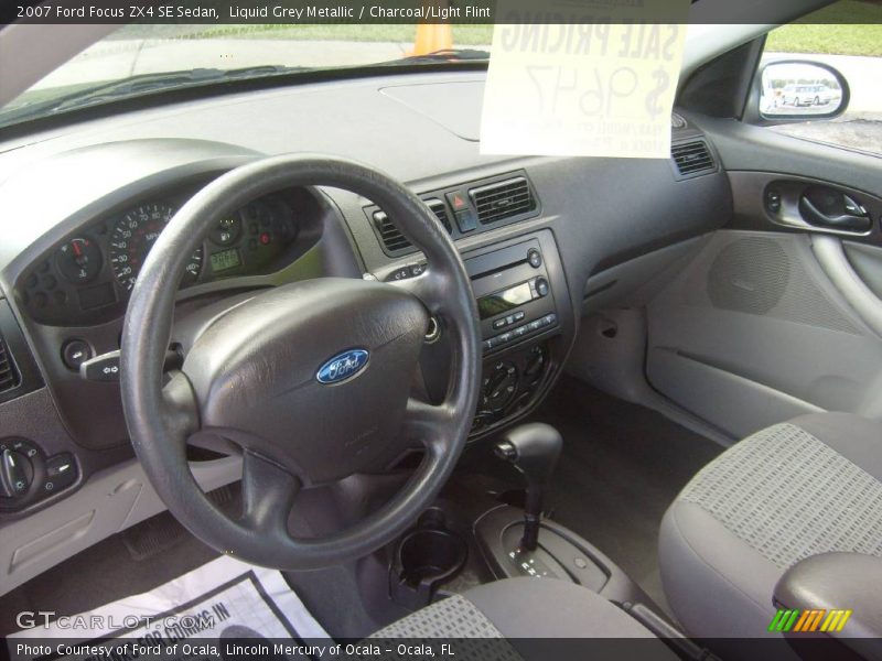 Liquid Grey Metallic / Charcoal/Light Flint 2007 Ford Focus ZX4 SE Sedan