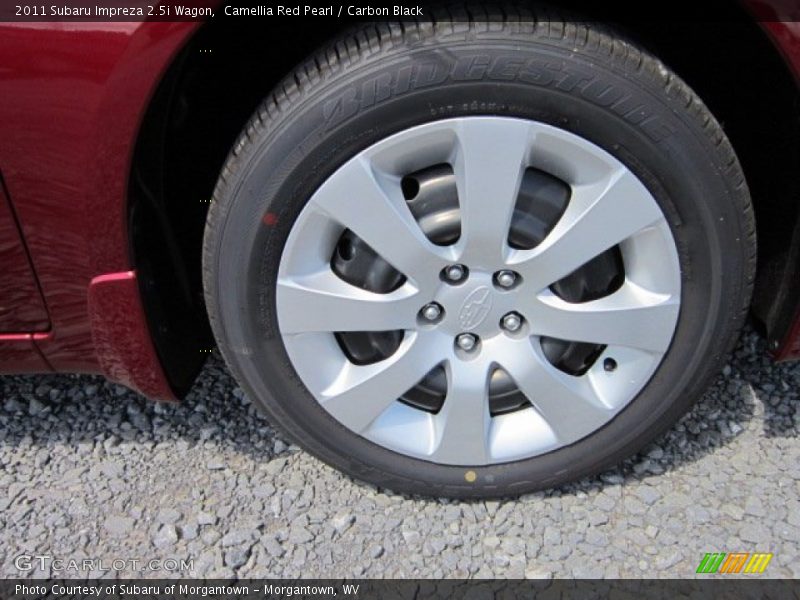 Camellia Red Pearl / Carbon Black 2011 Subaru Impreza 2.5i Wagon