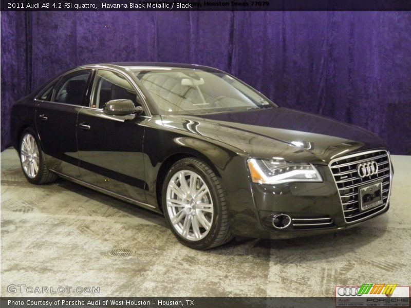 Havanna Black Metallic / Black 2011 Audi A8 4.2 FSI quattro