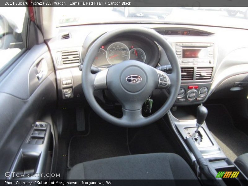 Camellia Red Pearl / Carbon Black 2011 Subaru Impreza 2.5i Wagon