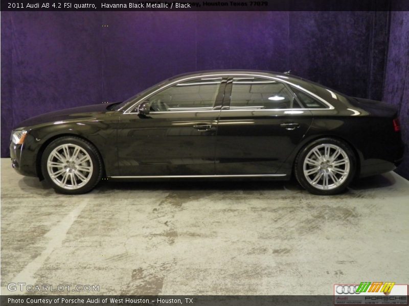 Havanna Black Metallic / Black 2011 Audi A8 4.2 FSI quattro