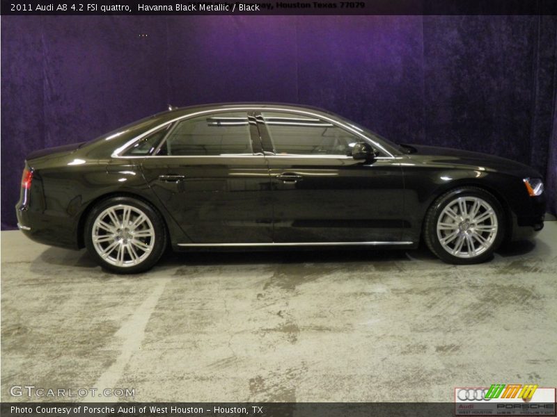 Havanna Black Metallic / Black 2011 Audi A8 4.2 FSI quattro