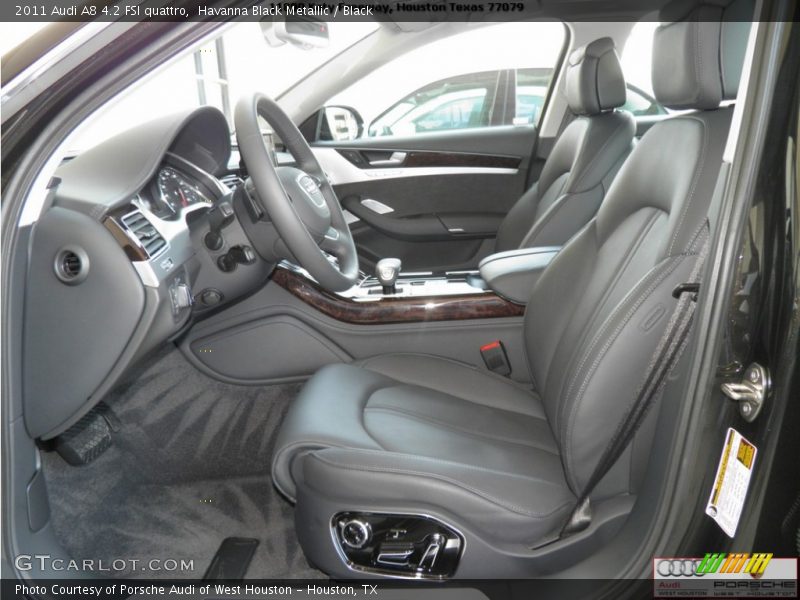 Havanna Black Metallic / Black 2011 Audi A8 4.2 FSI quattro