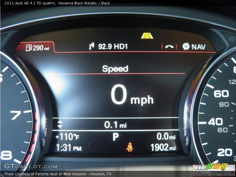 Havanna Black Metallic / Black 2011 Audi A8 4.2 FSI quattro