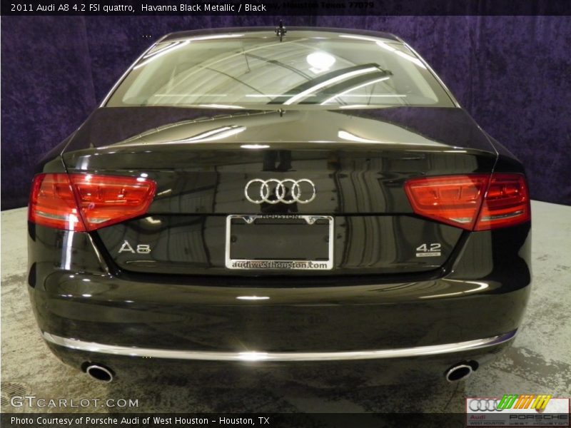 Havanna Black Metallic / Black 2011 Audi A8 4.2 FSI quattro