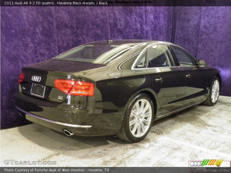 Havanna Black Metallic / Black 2011 Audi A8 4.2 FSI quattro