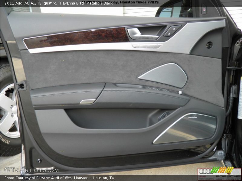 Havanna Black Metallic / Black 2011 Audi A8 4.2 FSI quattro