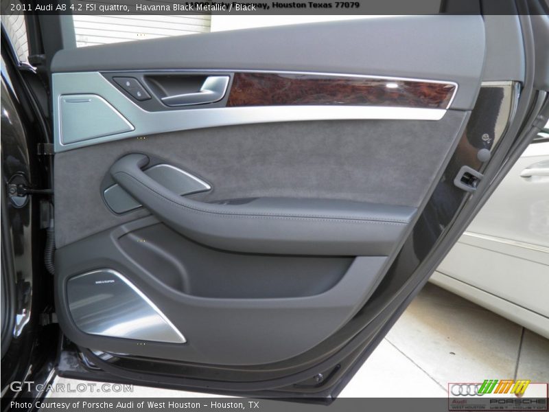 Havanna Black Metallic / Black 2011 Audi A8 4.2 FSI quattro