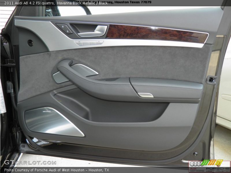 Havanna Black Metallic / Black 2011 Audi A8 4.2 FSI quattro