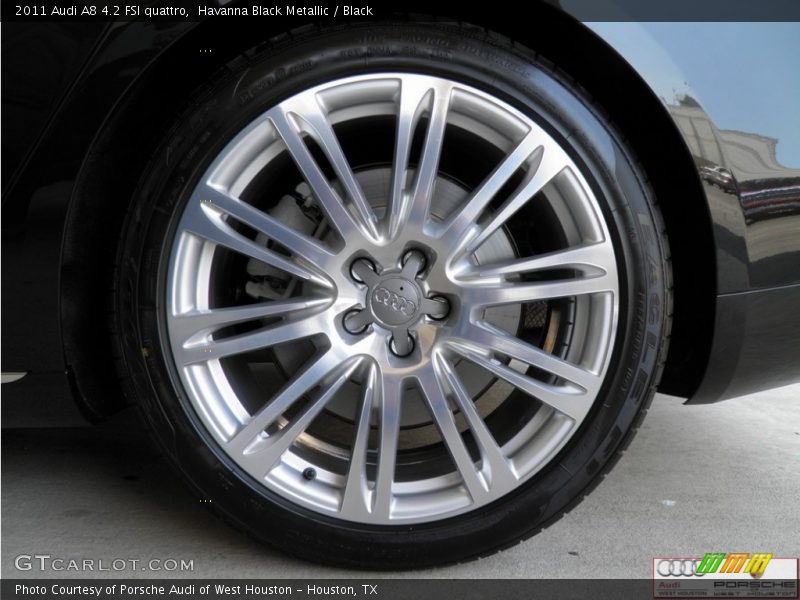 Havanna Black Metallic / Black 2011 Audi A8 4.2 FSI quattro