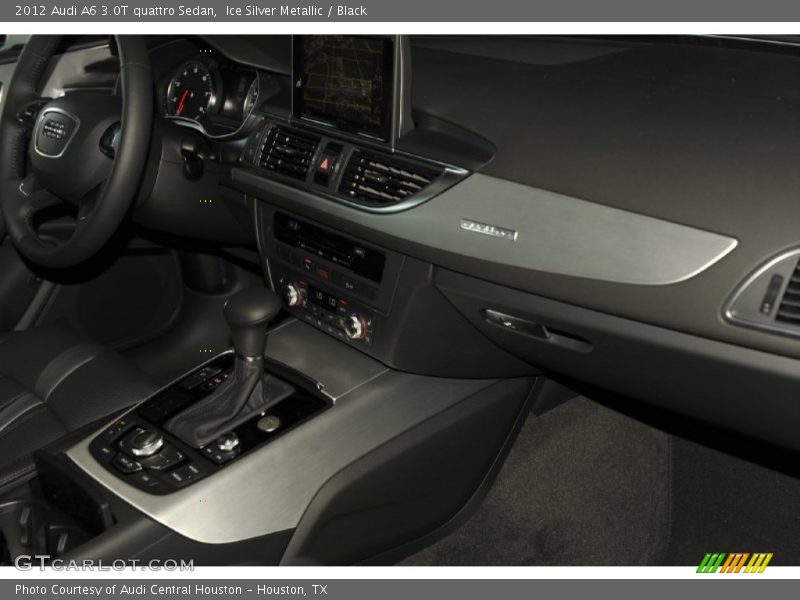 Ice Silver Metallic / Black 2012 Audi A6 3.0T quattro Sedan