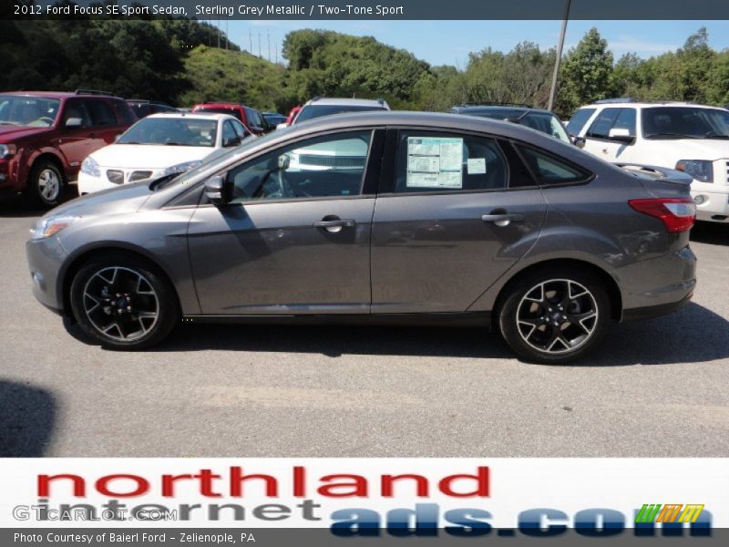 Sterling Grey Metallic / Two-Tone Sport 2012 Ford Focus SE Sport Sedan