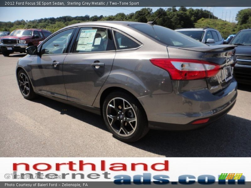 Sterling Grey Metallic / Two-Tone Sport 2012 Ford Focus SE Sport Sedan