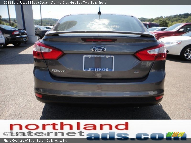 Sterling Grey Metallic / Two-Tone Sport 2012 Ford Focus SE Sport Sedan
