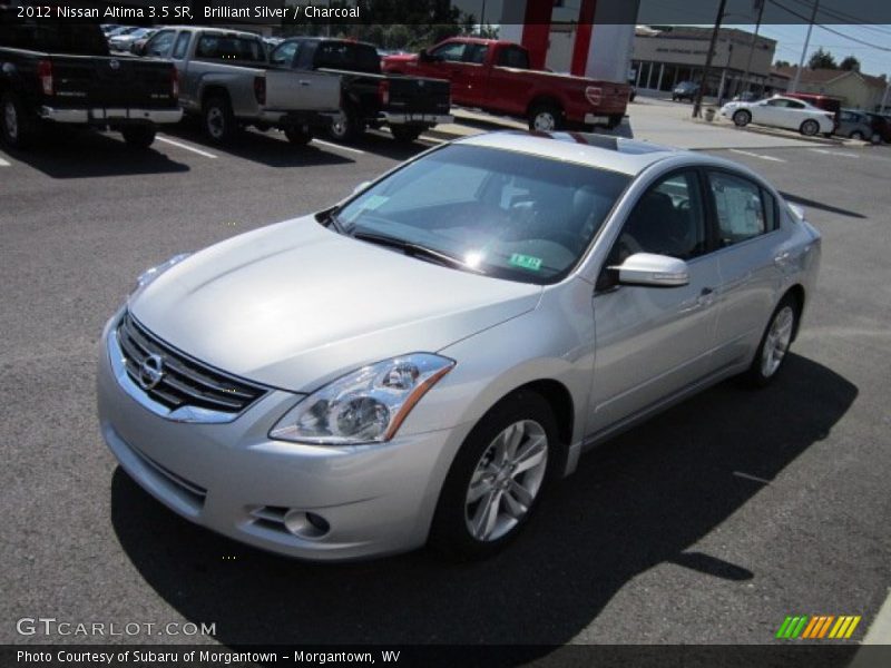 Brilliant Silver / Charcoal 2012 Nissan Altima 3.5 SR