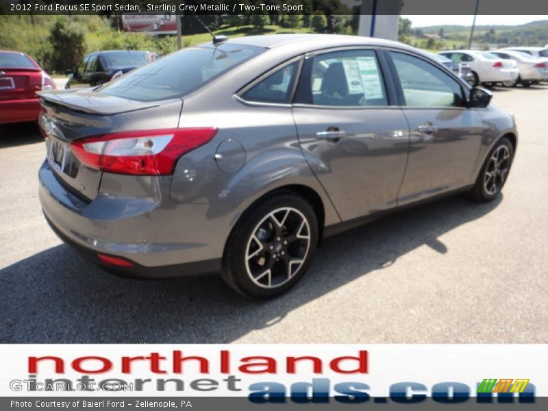 Sterling Grey Metallic / Two-Tone Sport 2012 Ford Focus SE Sport Sedan