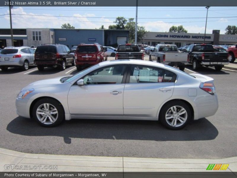 Brilliant Silver / Charcoal 2012 Nissan Altima 3.5 SR