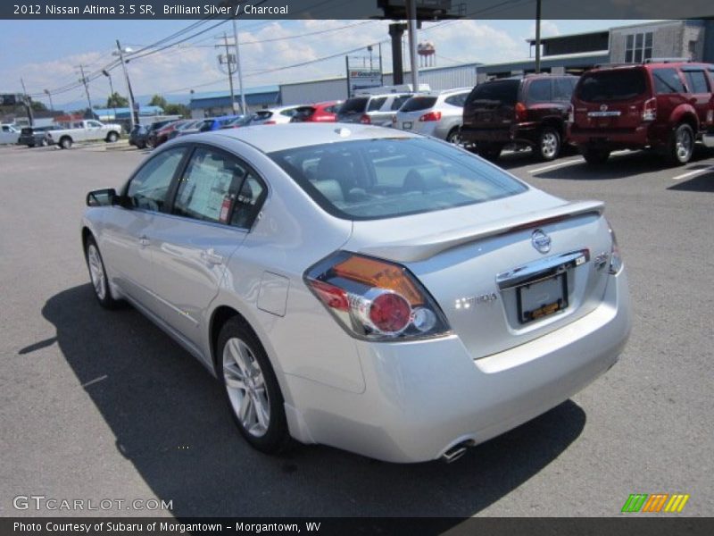 Brilliant Silver / Charcoal 2012 Nissan Altima 3.5 SR