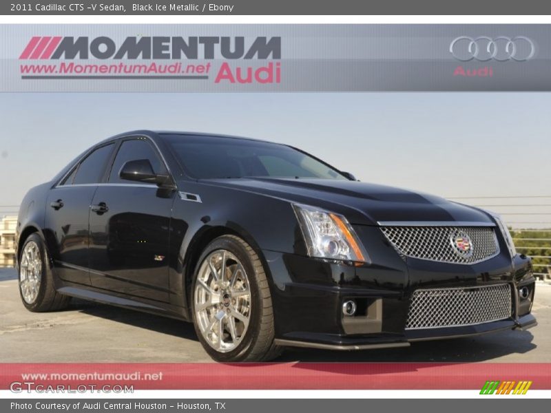 Black Ice Metallic / Ebony 2011 Cadillac CTS -V Sedan