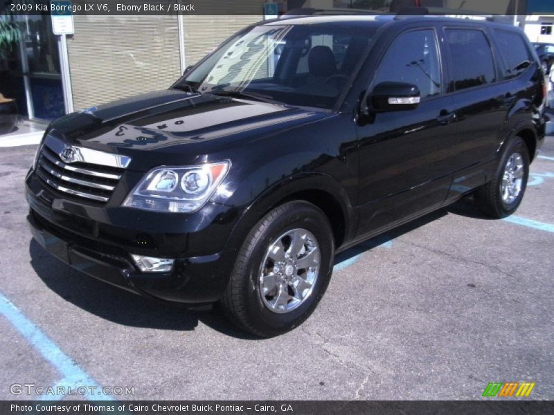 Ebony Black / Black 2009 Kia Borrego LX V6
