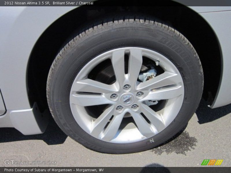 Brilliant Silver / Charcoal 2012 Nissan Altima 3.5 SR