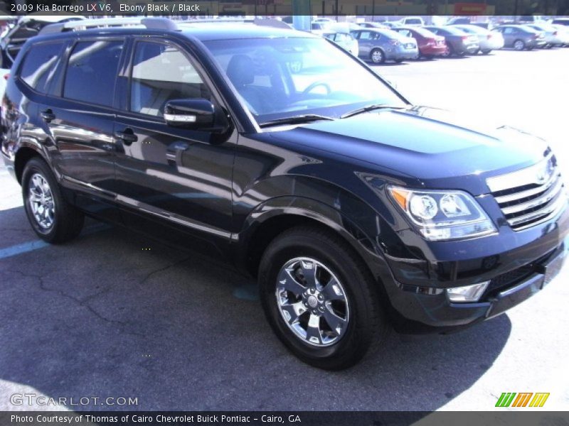 Ebony Black / Black 2009 Kia Borrego LX V6