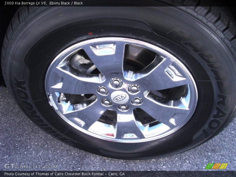 Ebony Black / Black 2009 Kia Borrego LX V6