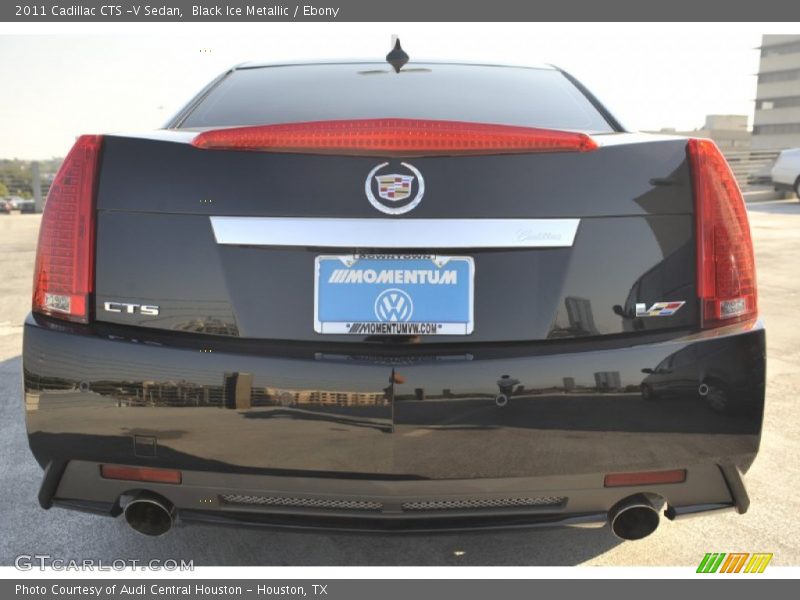 Black Ice Metallic / Ebony 2011 Cadillac CTS -V Sedan